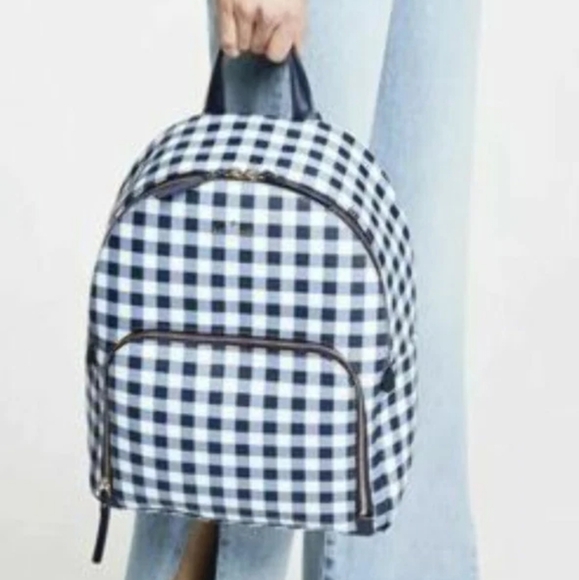 Kate Spade Hartley Backpack, Pattern is Hyde Lane Gingham - Picture 7 of 8